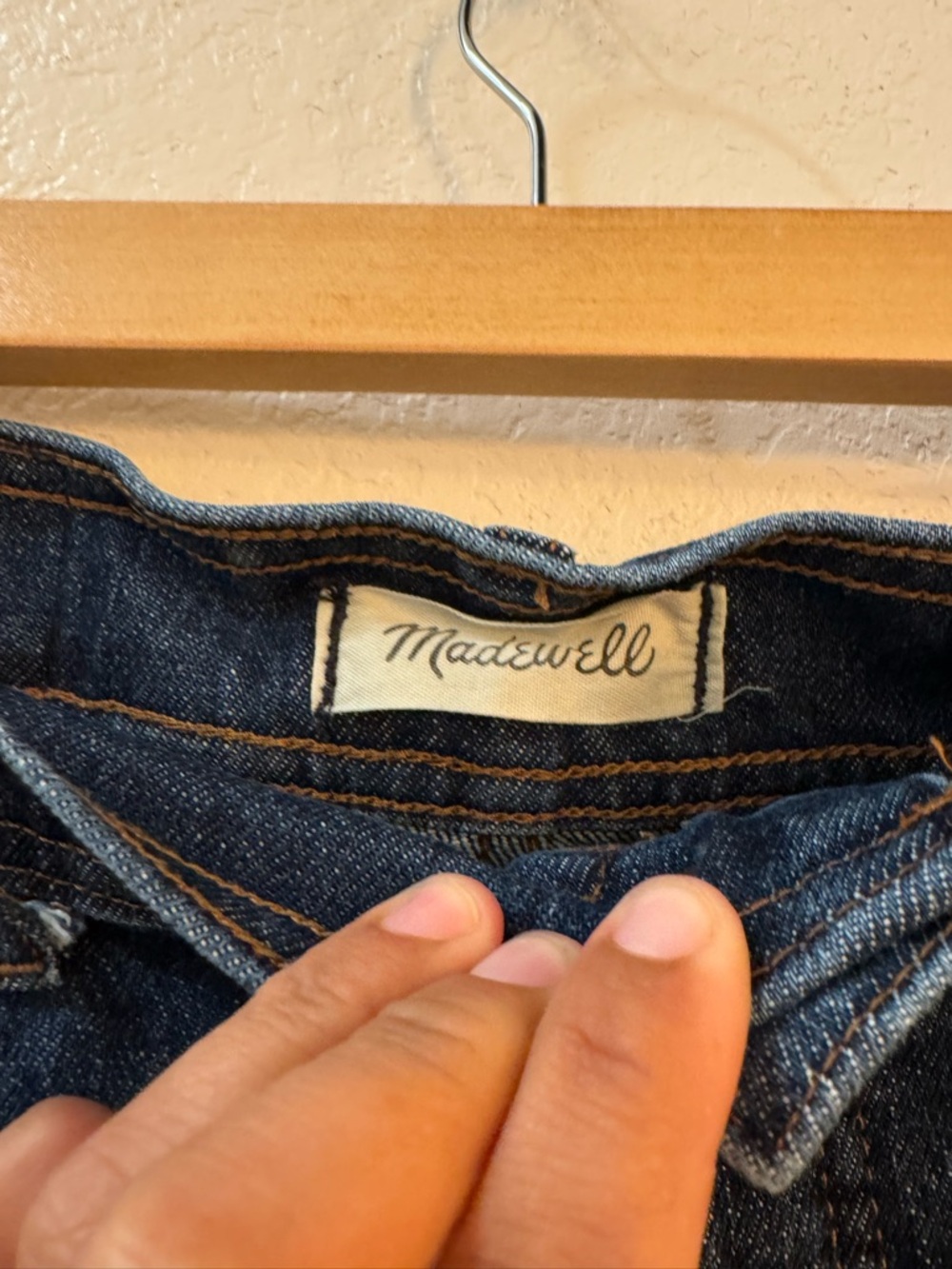 Madewell The Perfect Vintage Straight Leg Women’s Jeans - Dark Blue - Picture 6 of 12